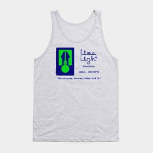 Vintage Retro Lime Light Disco Montreal Tank Top